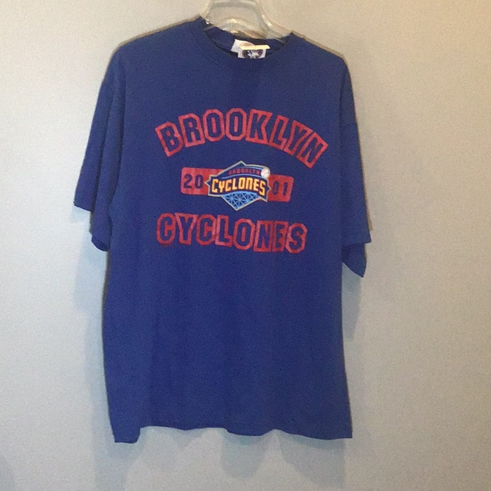 Majestic Brooklyn Cyclones Mets baseball t-shirt new